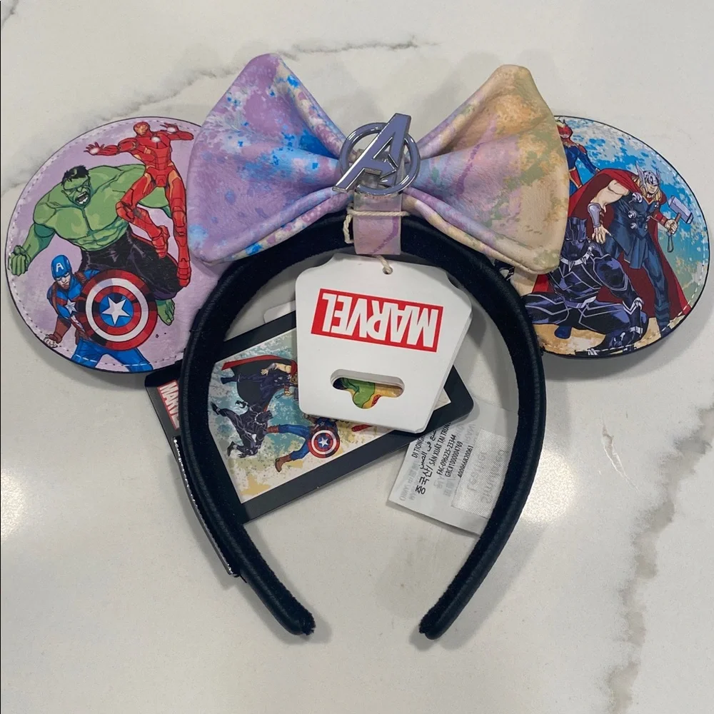 Loungefly Marvel Mouse Ears Headband - Picture 3 of 13